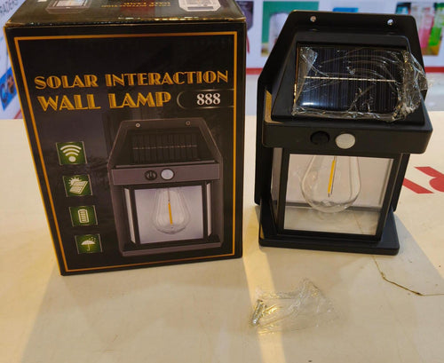 Solar Charge Motion Sensor Solar Waterproof Wall Lamp