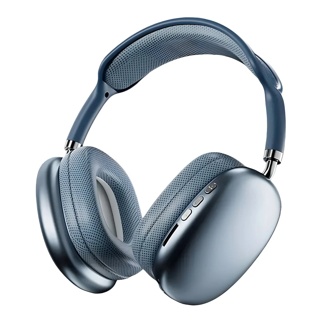 Wireless Bluetooth Headphones – Premium Over-Ear Stereo Headset with Comfortable Ear Cushions - Black